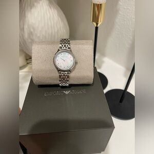 Emporio Armani Silver-Tone Watch